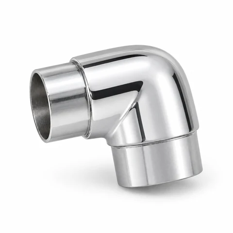 Elbow fitting on a white background